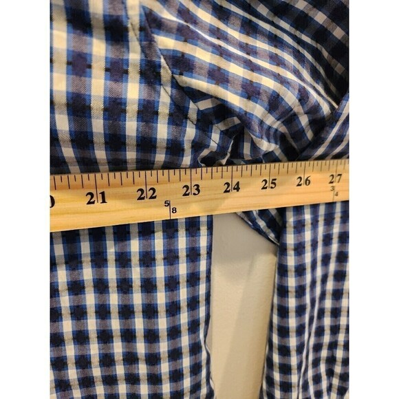 Robert Graham Mens Plaid Flip Cuff Detail Long Sleeve Button Up RG details - Picture 10 of 10